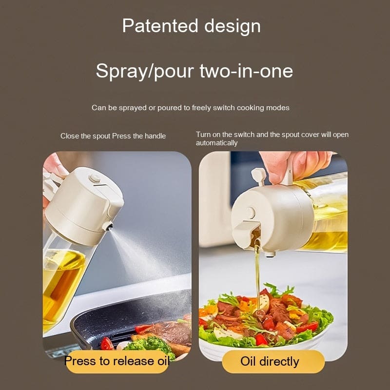 Chef’s Choice 2-in-1 Glass Oil Dispenser