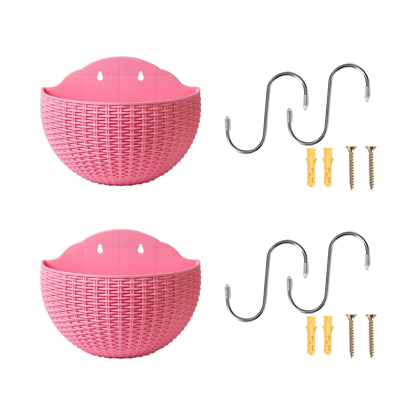 wall handing outdore basket flower plant pots