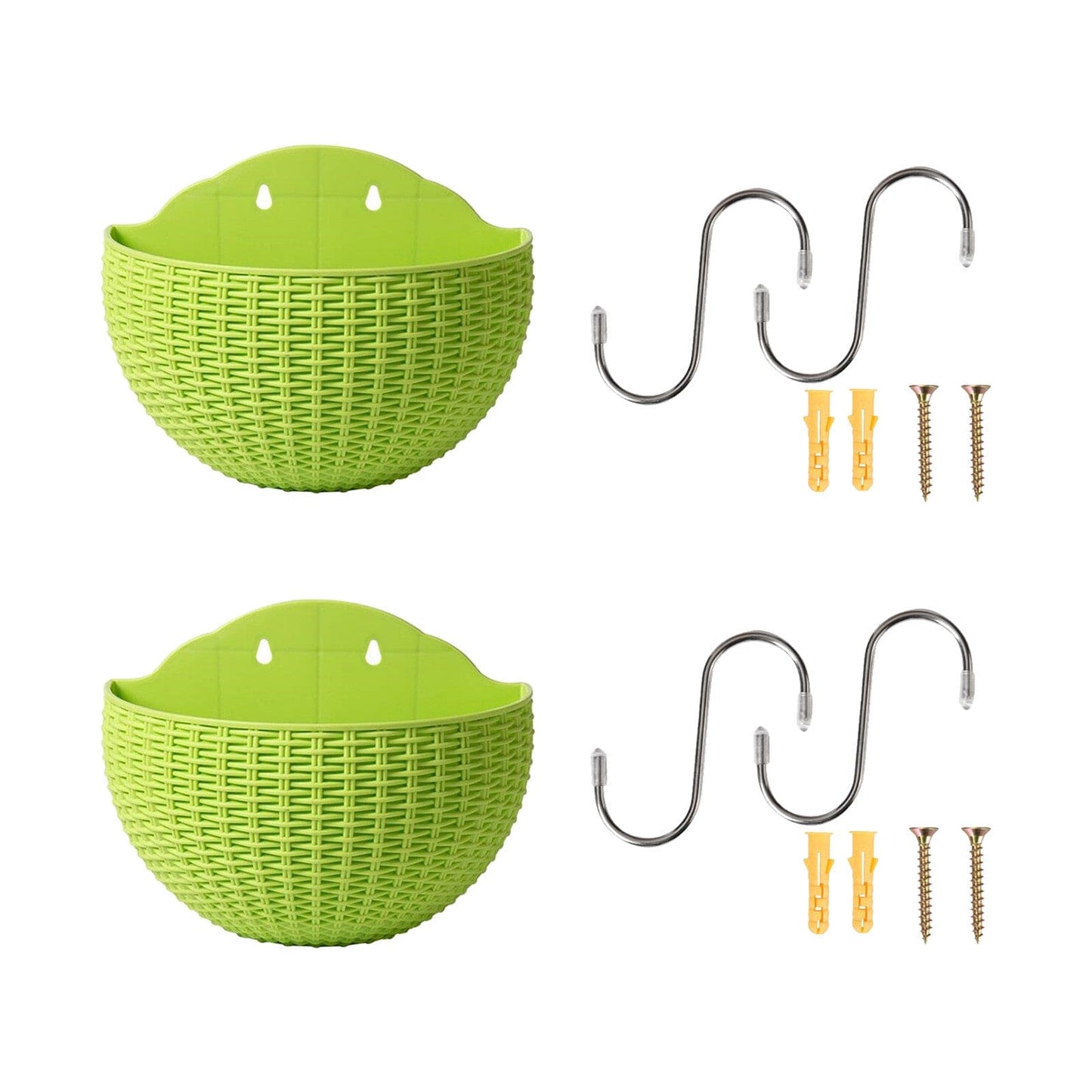wall handing outdore basket flower plant pots