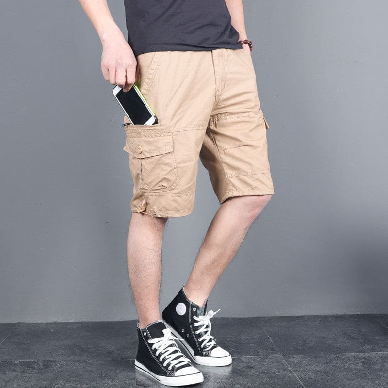 Multi-Pocket Cargo Shorts