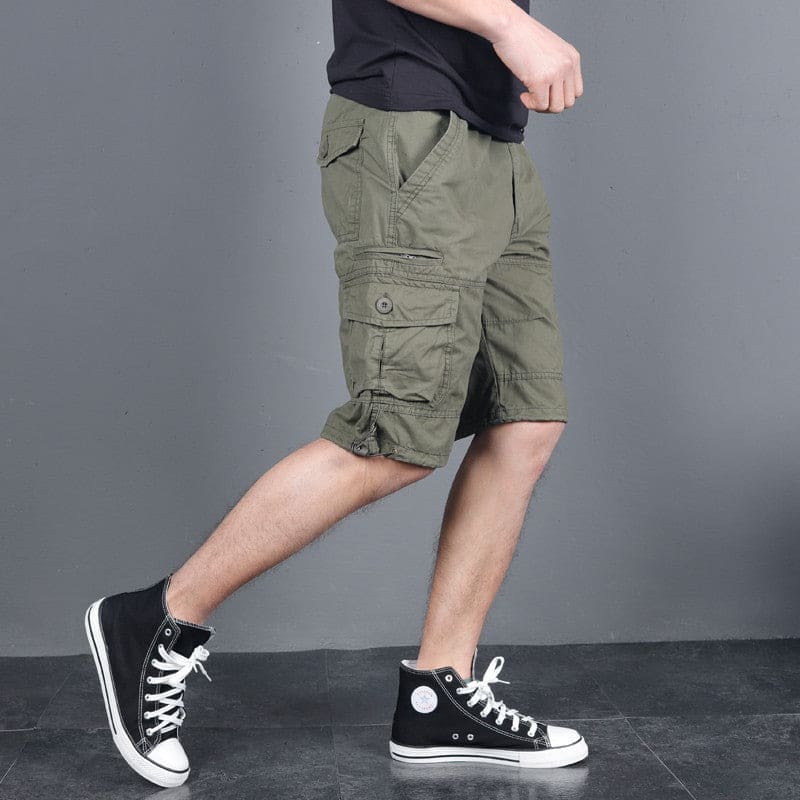 Multi-Pocket Cargo Shorts