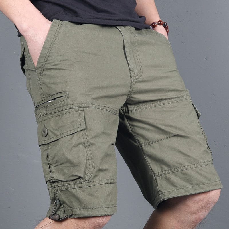 Multi-Pocket Cargo Shorts