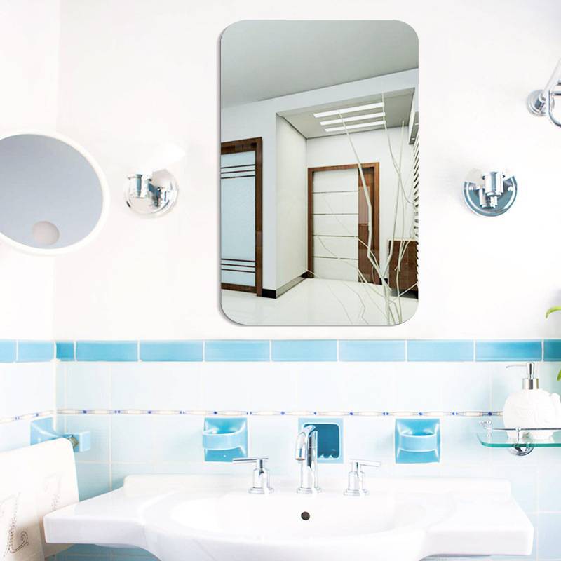 Mirror Wall Self-adhesive Oval Acrylic Self-adhesive Mirror