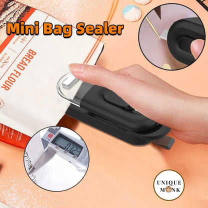 Multipurpose Portable Bag Sealer with safety cutter..