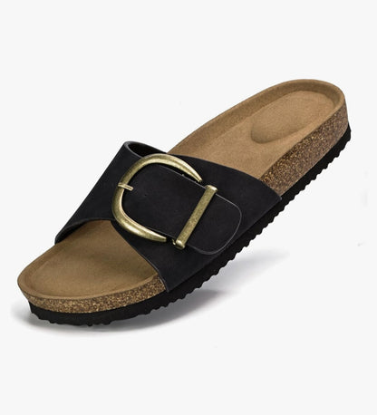 Minimal Comfort Buckle Sandals