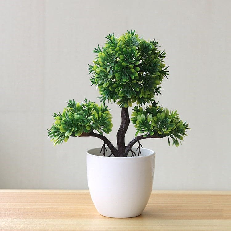 "Evergreen Elegance: Artificial podium plants"☘️