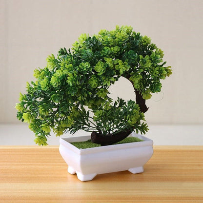 "Evergreen Elegance: Artificial podium plants"☘️