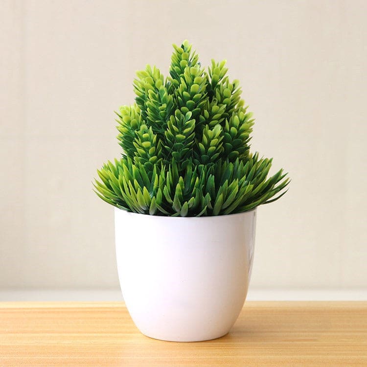 "Evergreen Elegance: Artificial podium plants"☘️