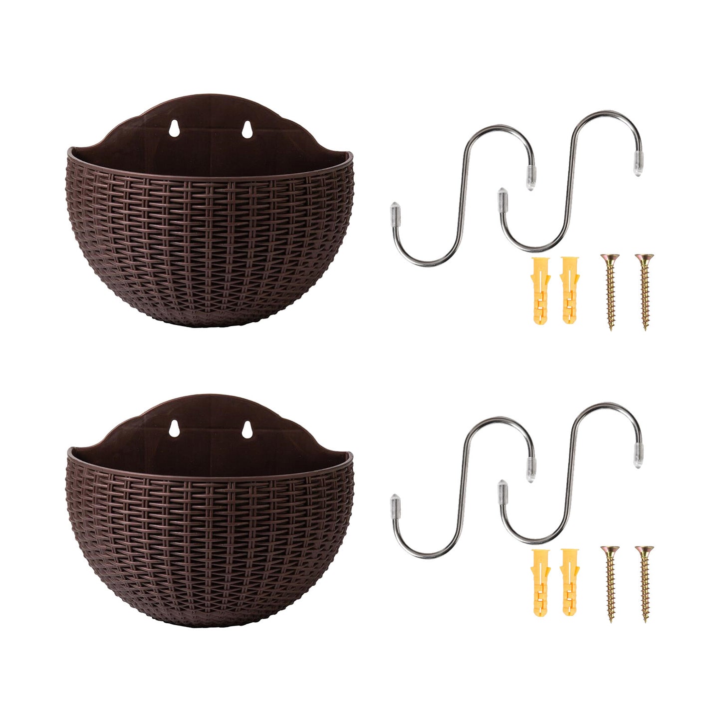 wall handing outdore  basket flower plant pots