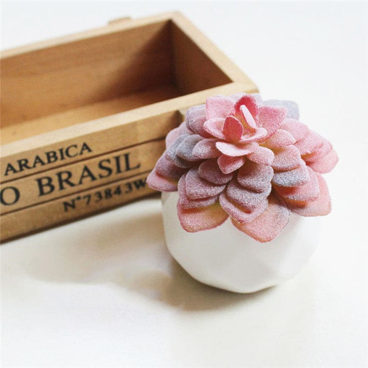 Artificial Succulent Bonsai Creative Ornaments for Home and office with Pot