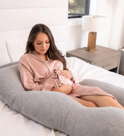 Full body U shaped Sleeping Support Pillow For Pregnant Women long Side Sleeping support.