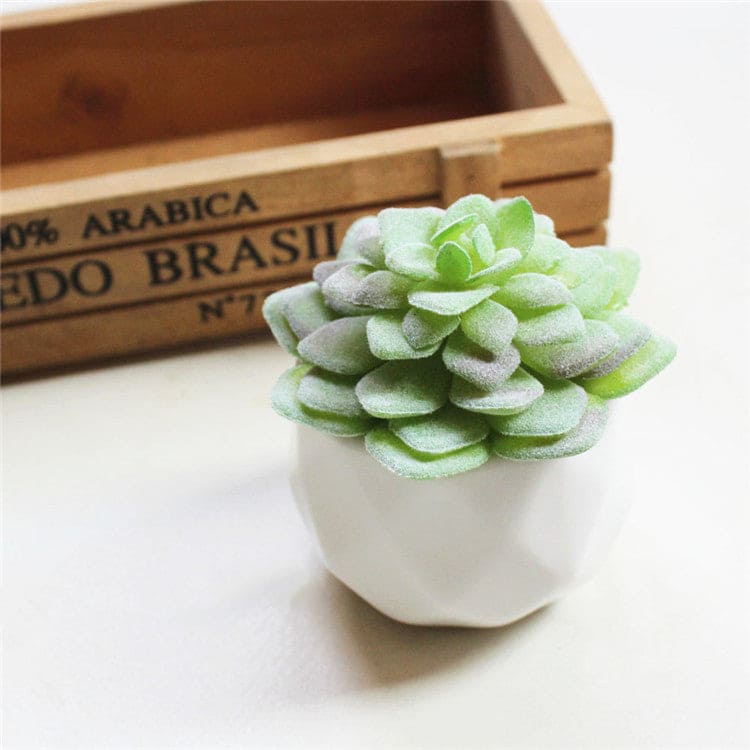 Artificial Succulent Bonsai Creative Ornaments for Home and office with Pot