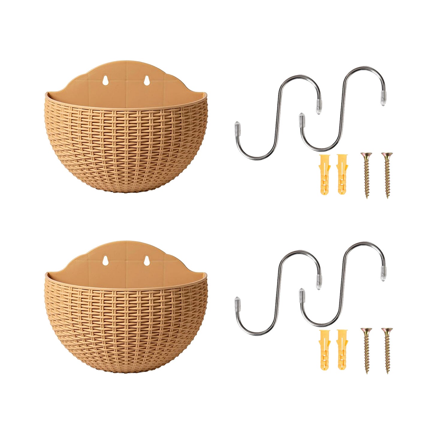 wall handing outdore  basket flower plant pots